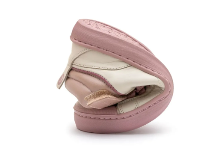 Tip Toey Joey - Tapioca / Pink Dream Bärfooties