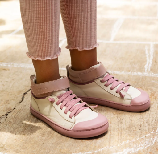 Tip Toey Joey - Tapioca / Pink Dream Bärfooties