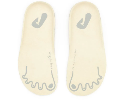 Tip Toey Joey - Tapioca / Pink Dream Bärfooties