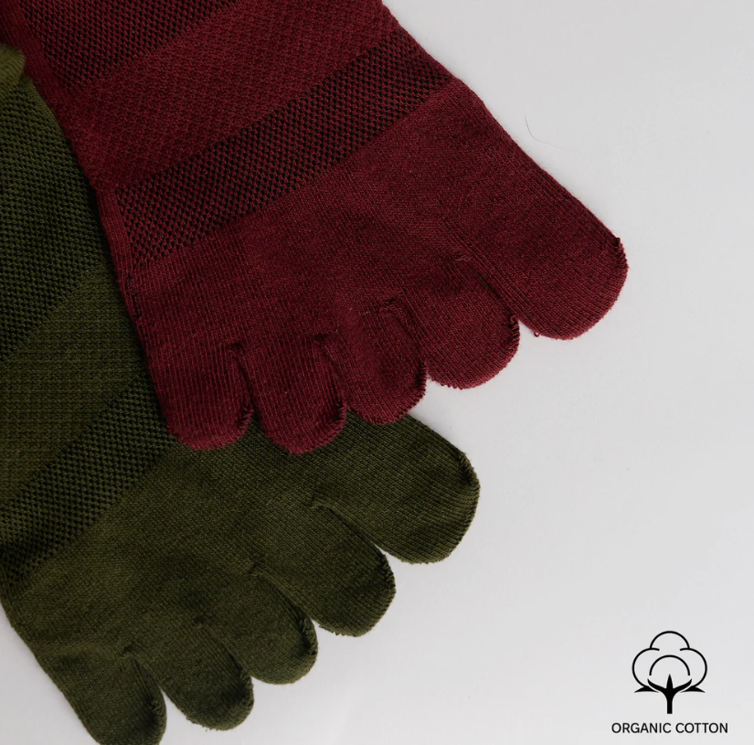 Tåstrumpor - Svart/Charcoal Bärfooties