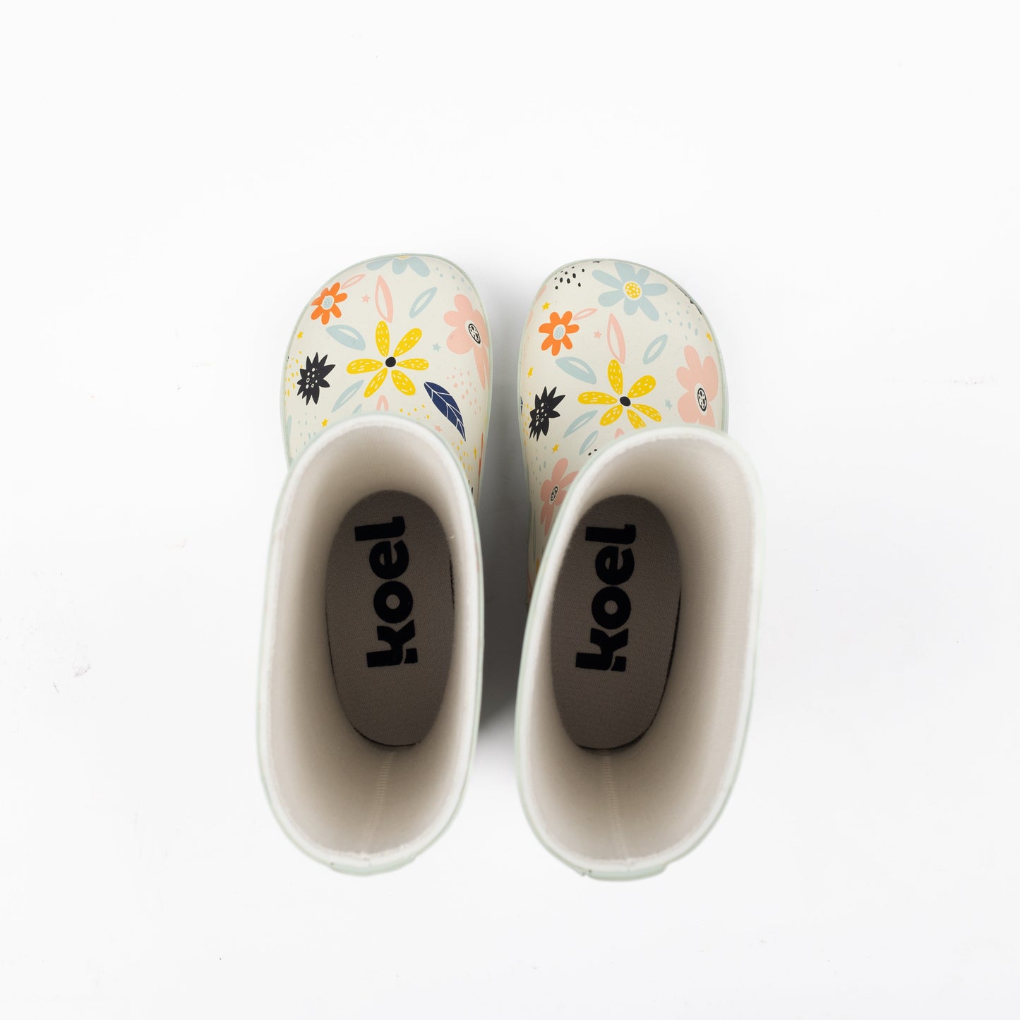 Koel Wellie Bare - White Flowers Bärfooties
