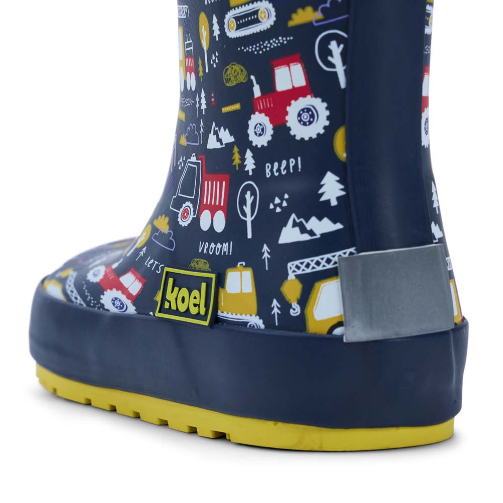 Koel Wellie Bare - Tractor Blue Bärfooties