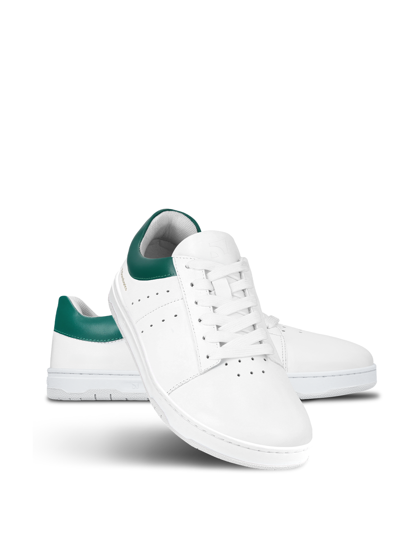 Barefoot Sneakers Barebarics Enigma - White & Dark Green Bärfooties