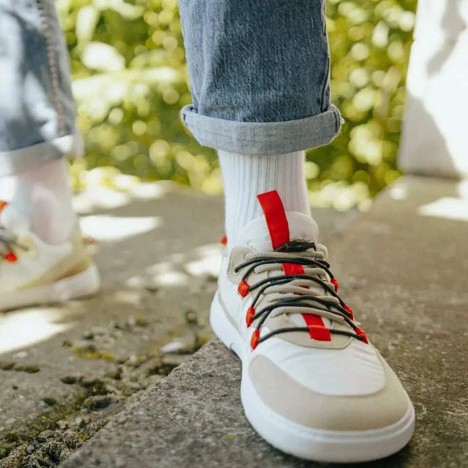Barebarics - Revive - Beige & White Bärfooties