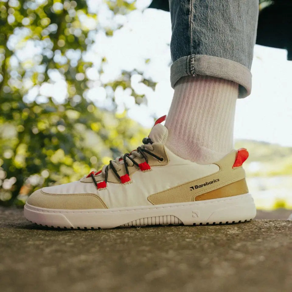 Barebarics - Revive - Beige & White Bärfooties