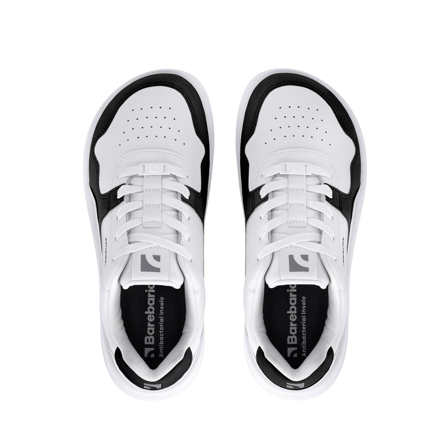 Barebarics Zing - White & Black Bärfooties