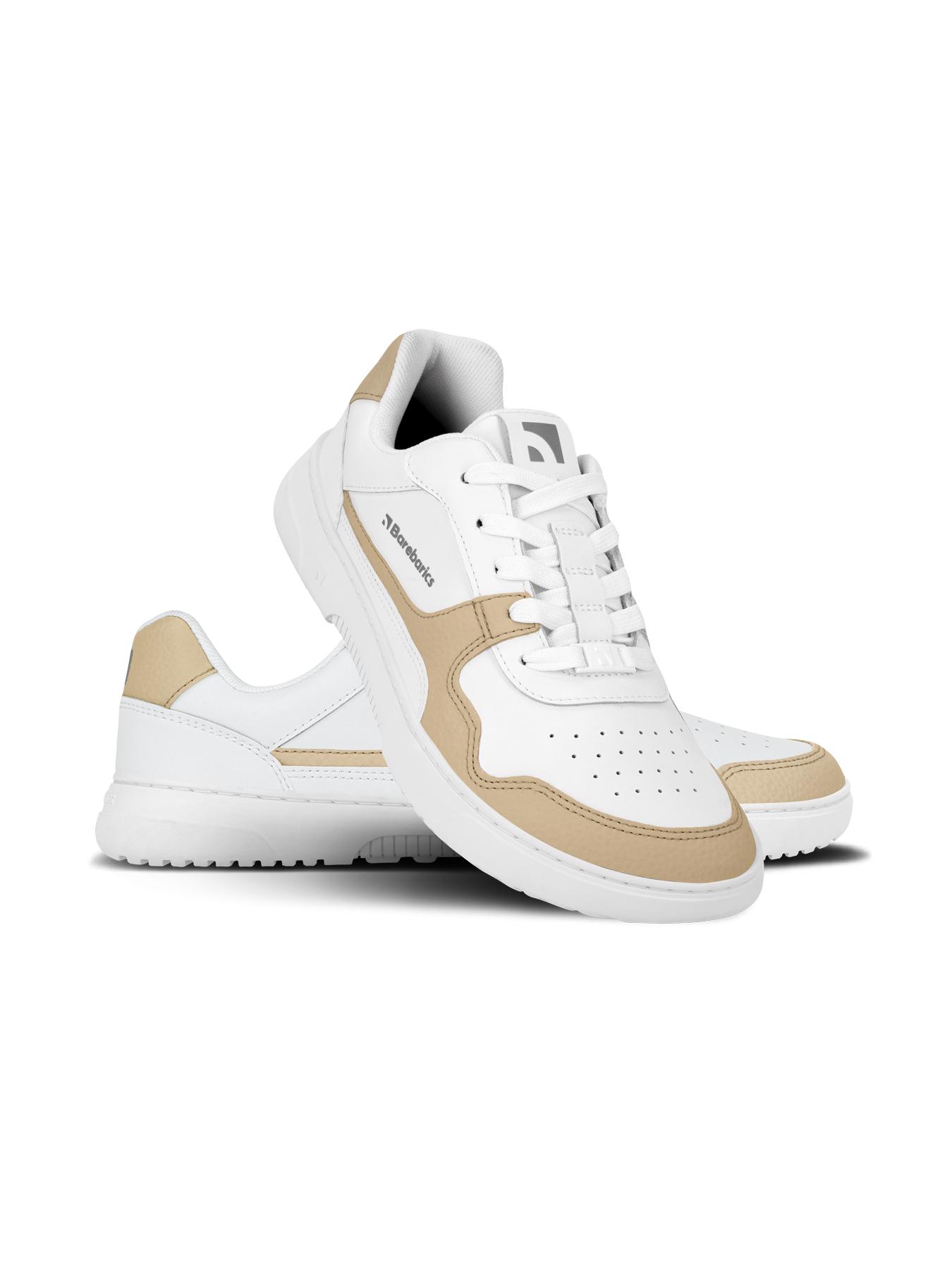 Barebarics Zing - White & Cream Bärfooties