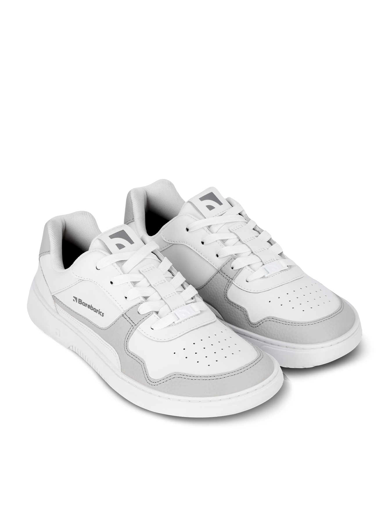 Barebarics Zing - White & Light Grey Bärfooties