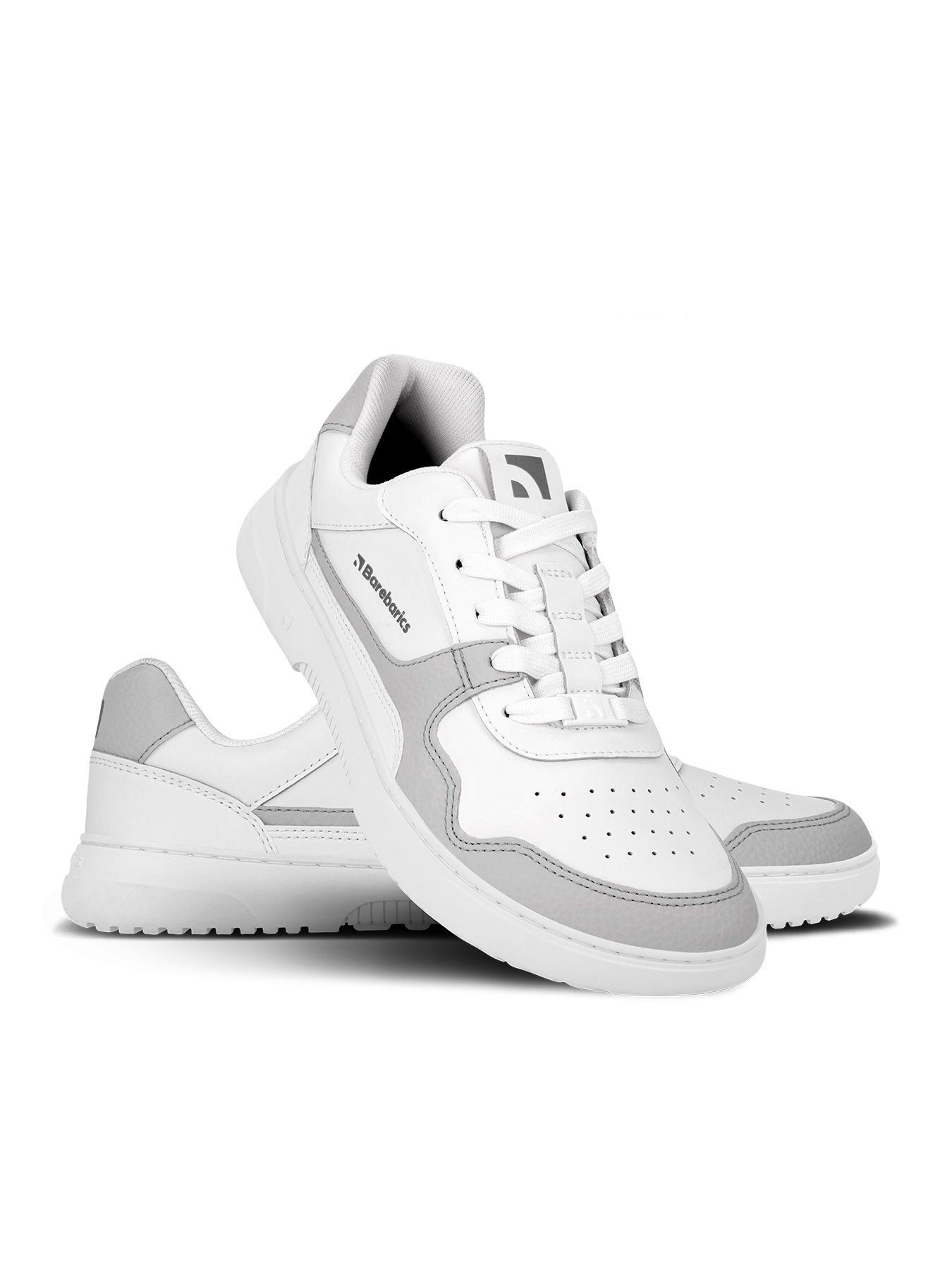 Barebarics Zing - White & Light Grey Bärfooties