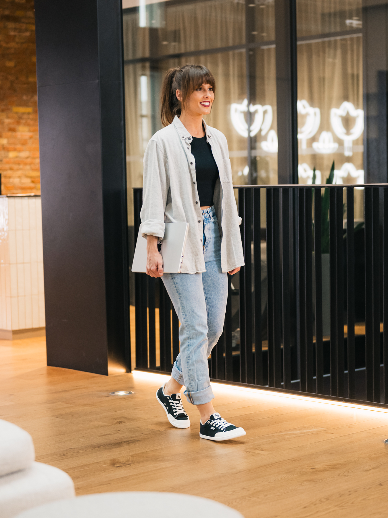 Be Lenka Rebound - Black & White Bärfooties