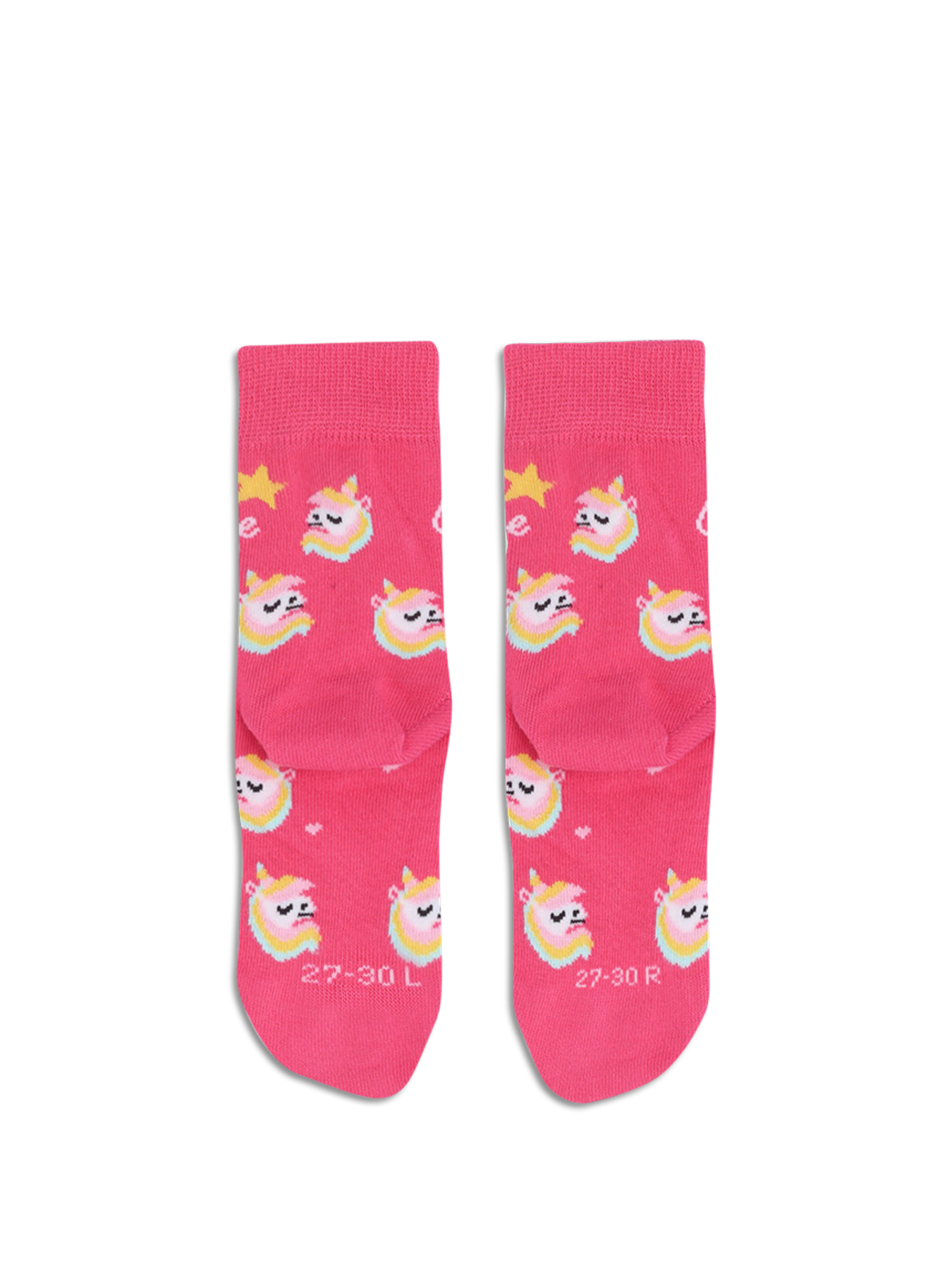 Kids barefoot Socks Be Lenka Kids - Crew - Unicorn - BubleGum Pink Bärfooties