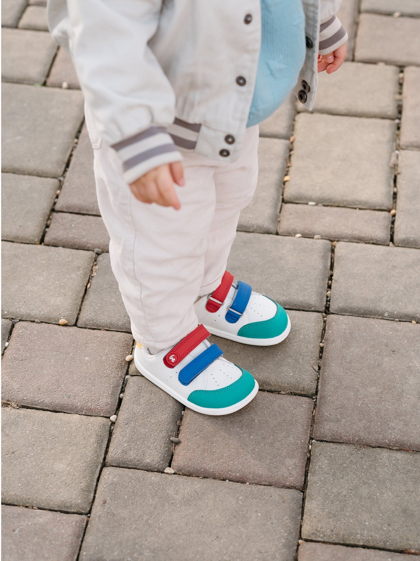Be Lenka Energise Preschool - White & Multicolour Bärfooties