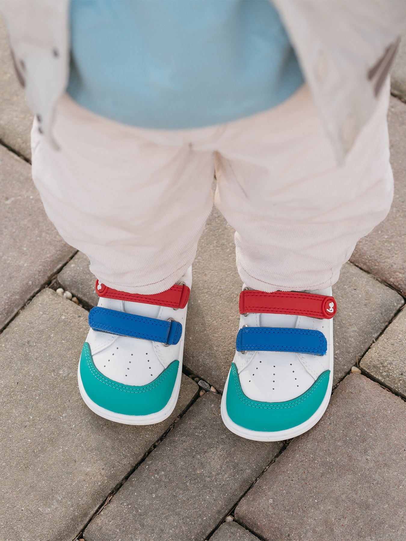 Be Lenka Energise Preschool - White & Multicolour Bärfooties