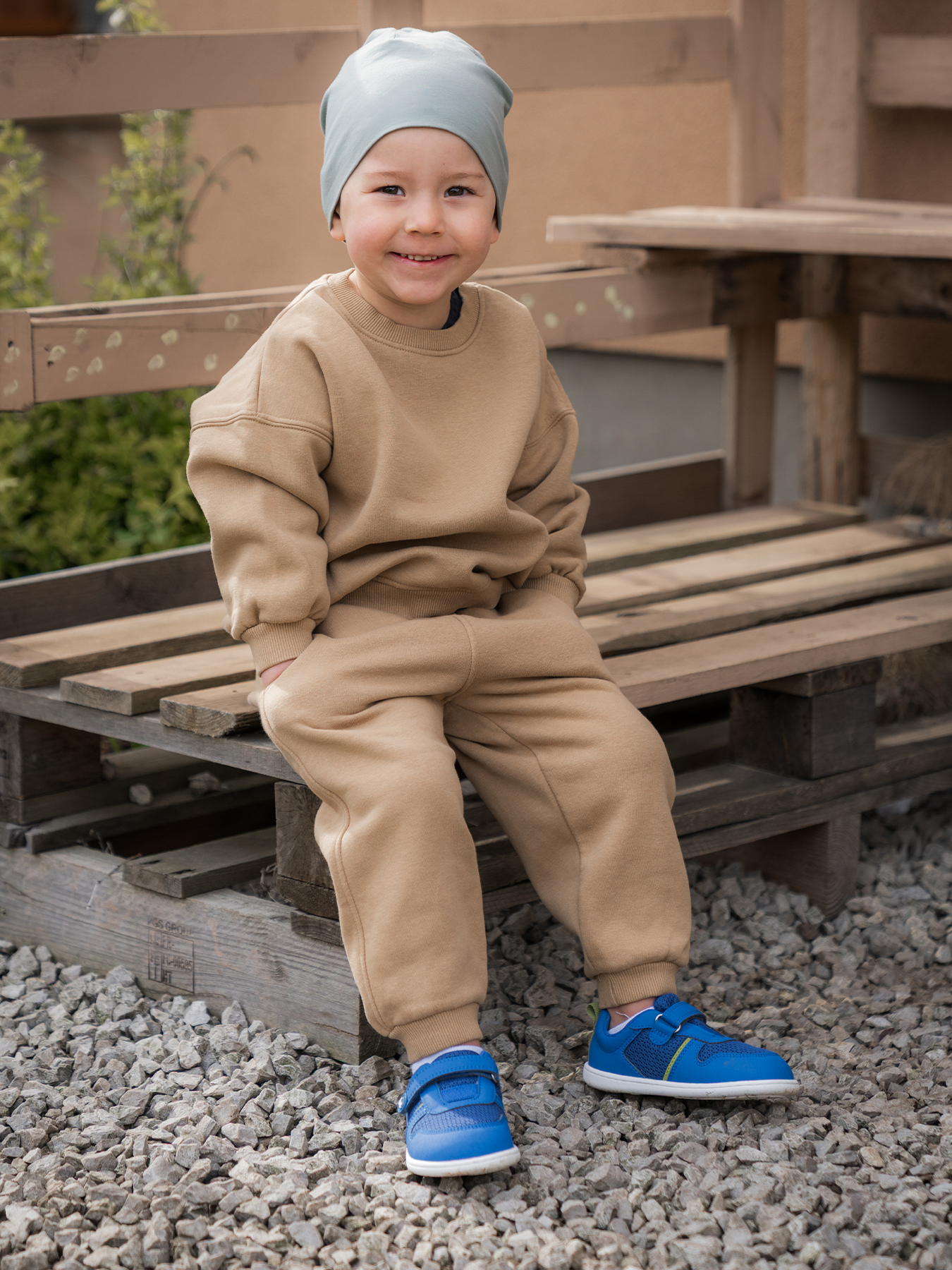 Be Lenka Glade Preschool - Blue & Green Bärfooties