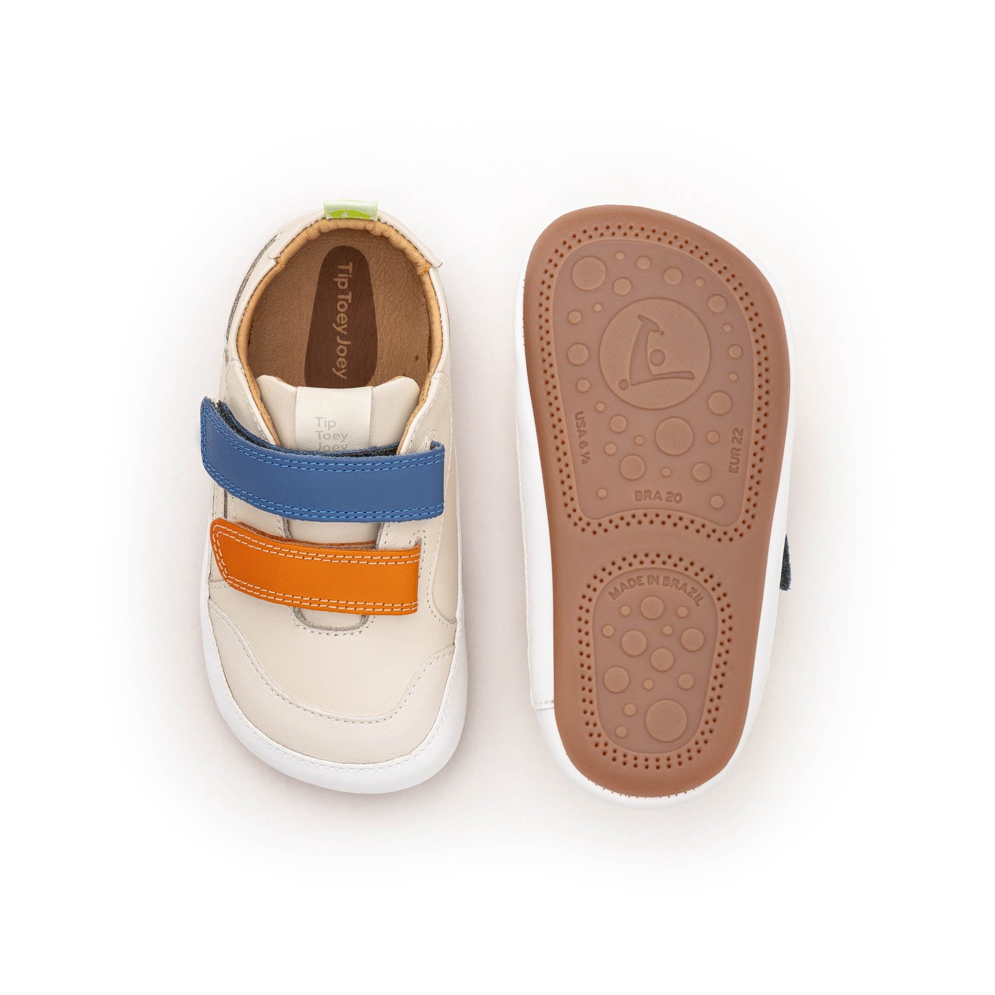 Tip Toey Joey - Landy Tangerine Blue (Pre-Order) Bärfooties