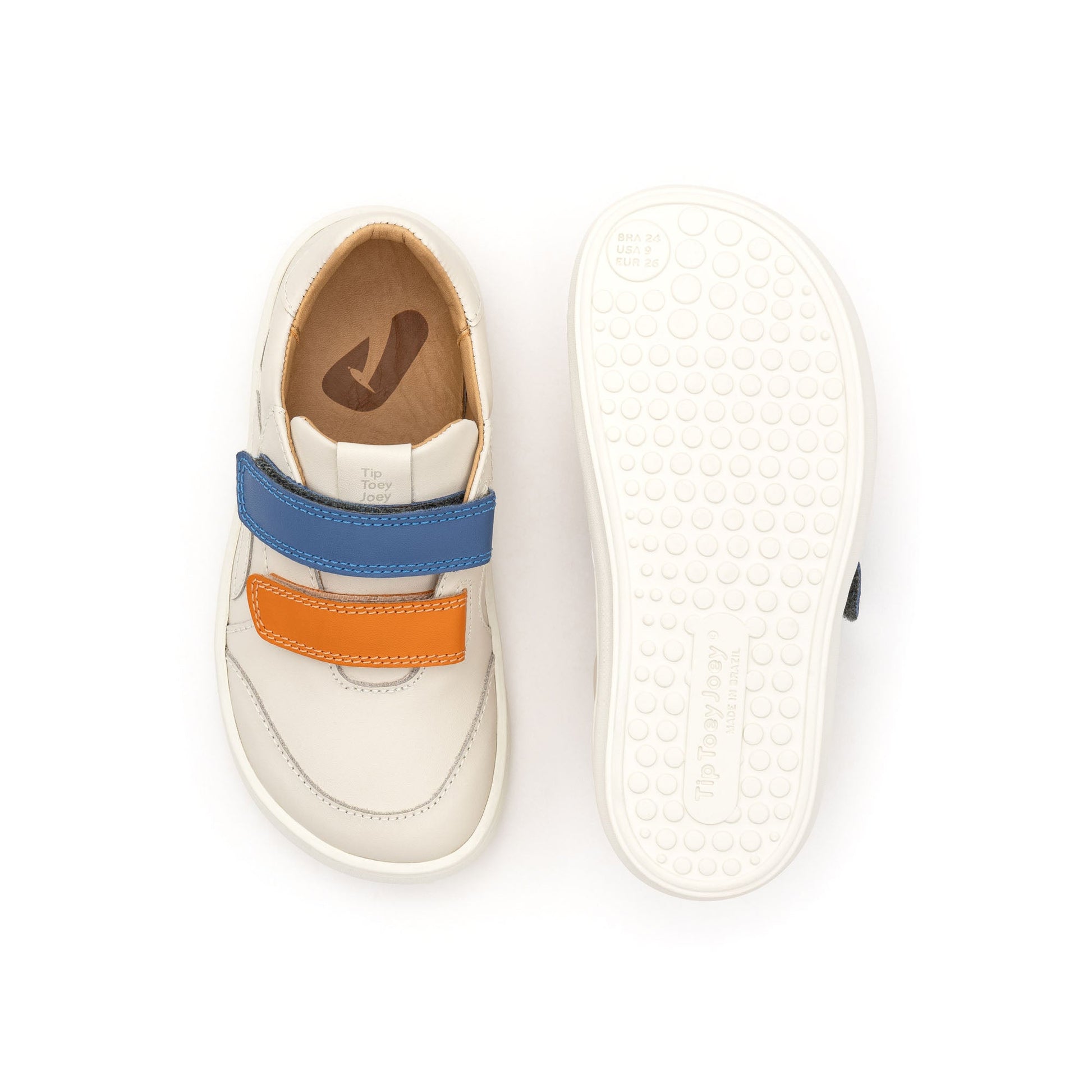 Tip Toey Joey - Tangerine/Blue - Run & Play (Pre-Order) Bärfooties