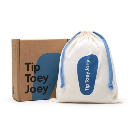 Tip Toey Joey - Tangerine/Blue - Run & Play (Pre-Order) Bärfooties