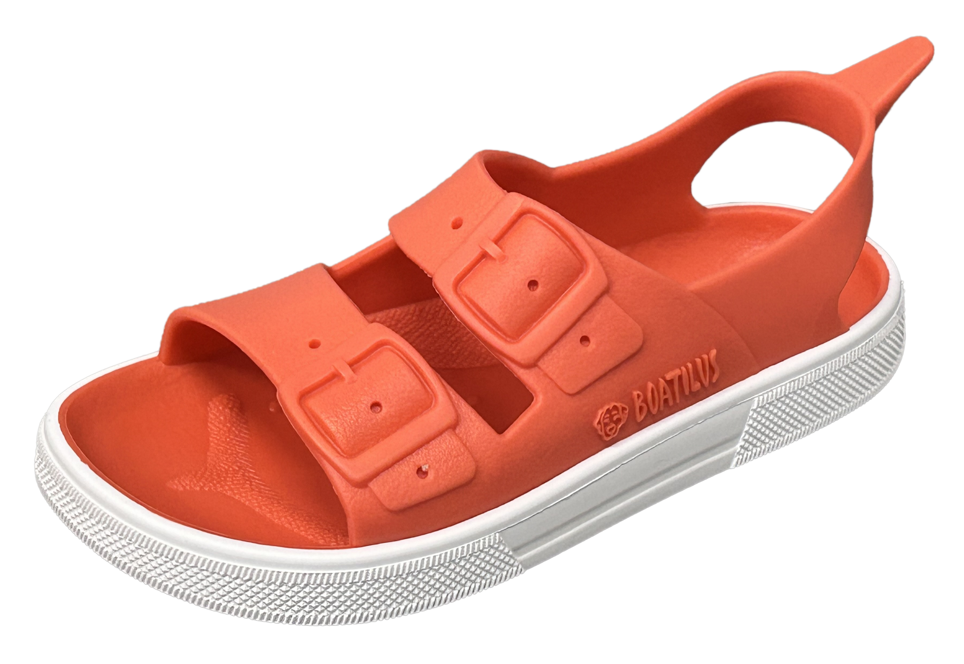 Boatilus - Sandaler Irky - Coral & White Bärfooties