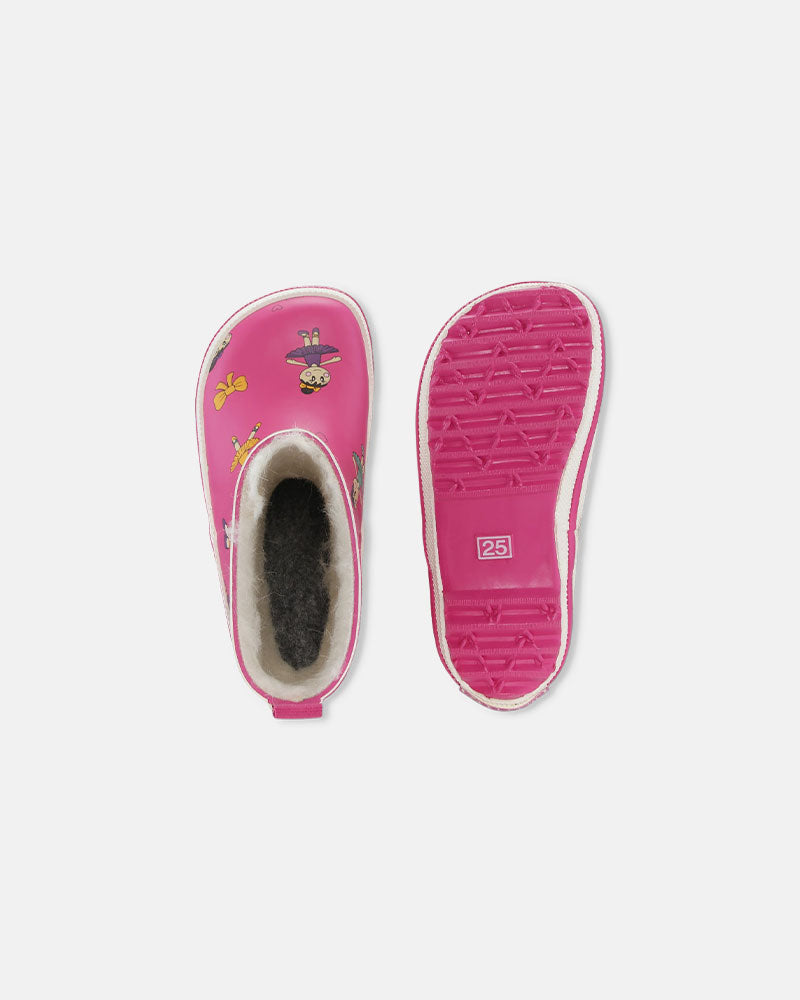 Charly High Warm - Fuxia Bärfooties