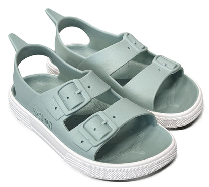 Boatilus - Sandaler Irky - Coral & White Bärfooties