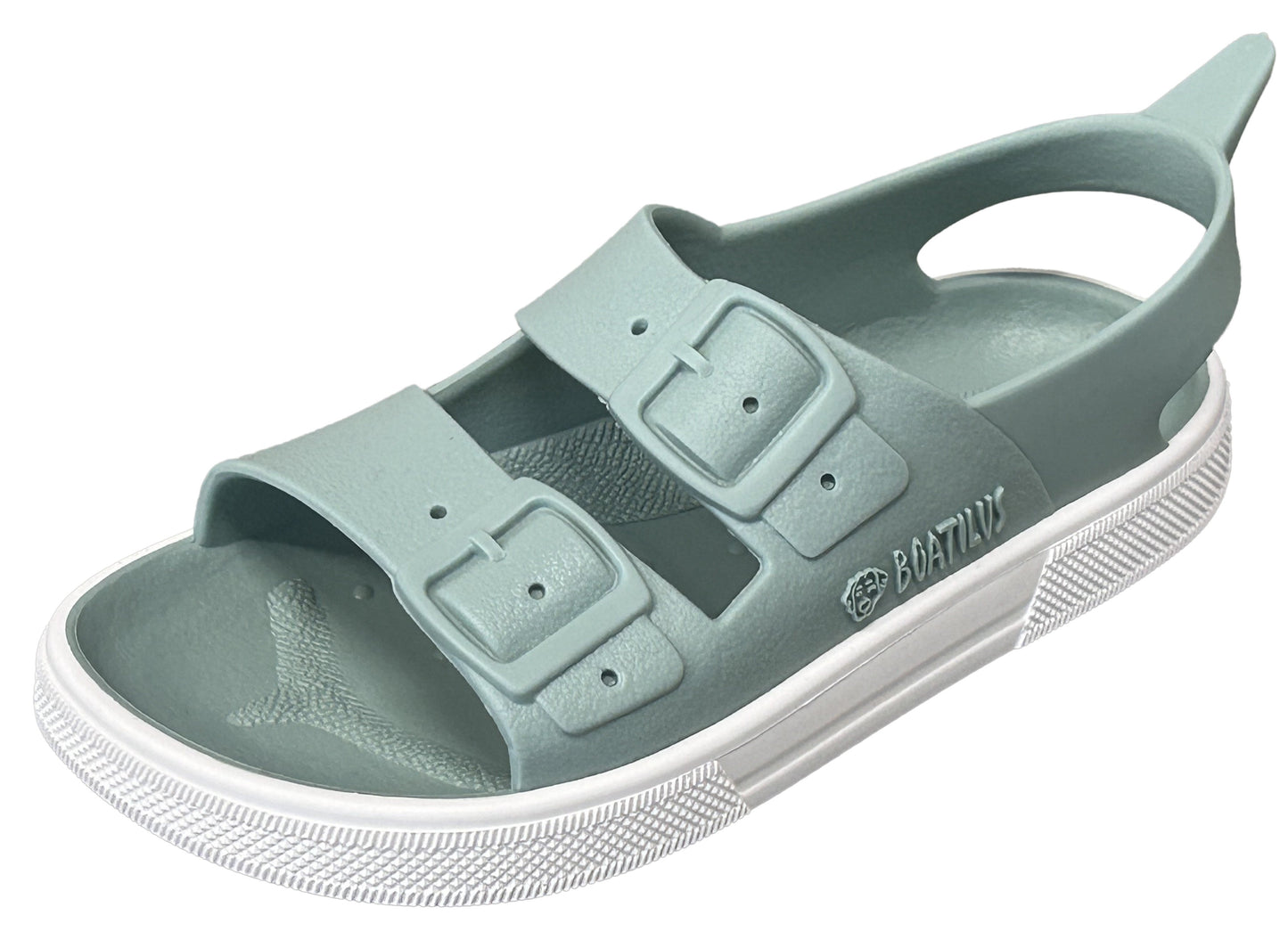 Boatilus - Sandaler Irky - Coral & White Bärfooties