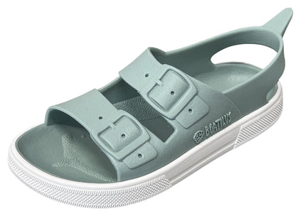 Boatilus - Sandaler Irky - Coral & White Bärfooties