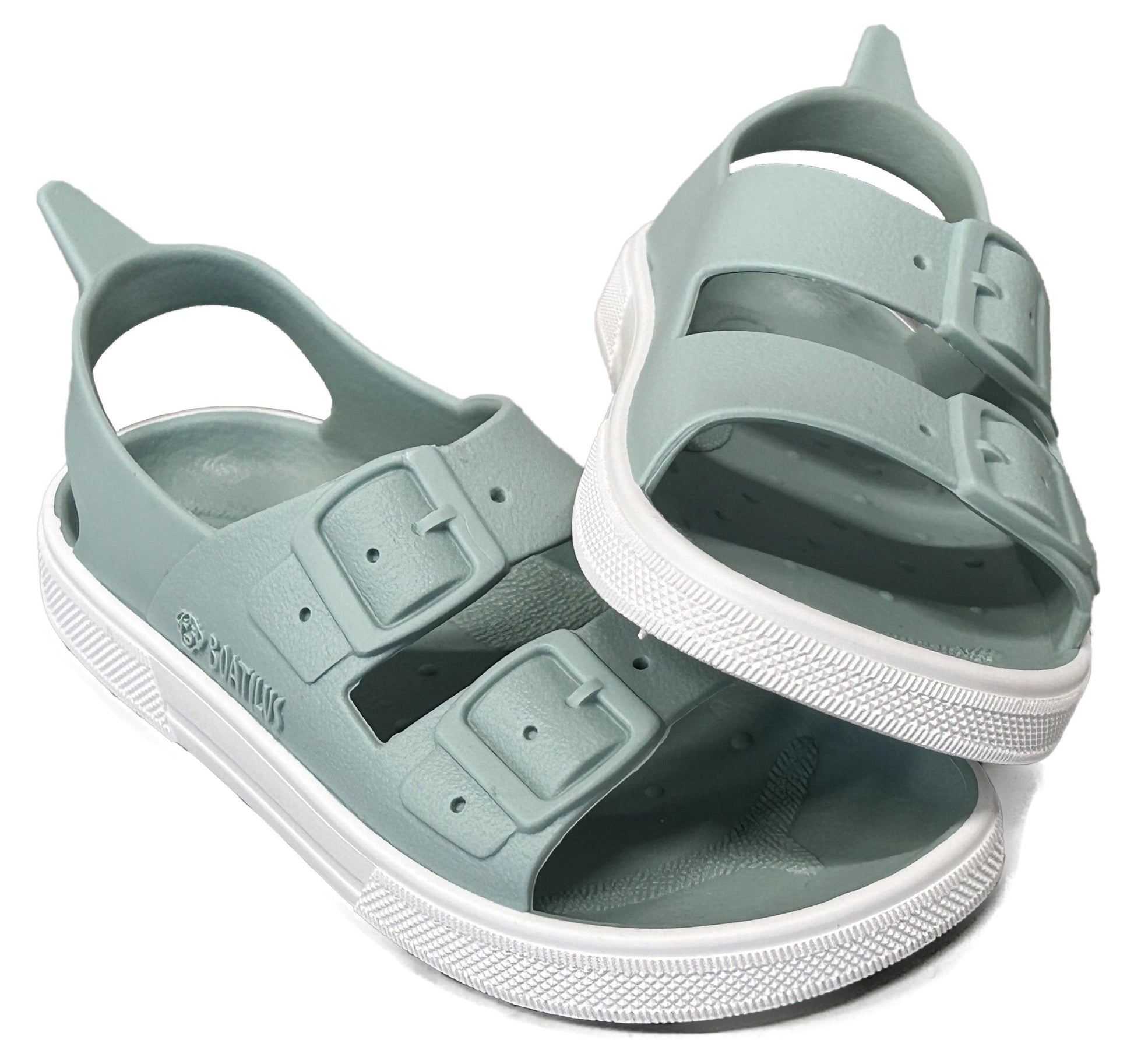 Boatilus - Sandaler Irky - Coral & White Bärfooties