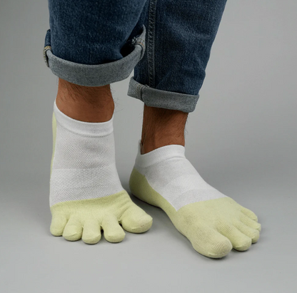 Tåstrumpor - White/Jade Bärfooties