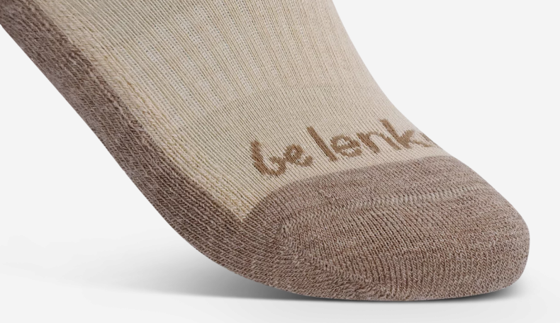 Merinostrumpor - Beige 3 pack Bärfooties