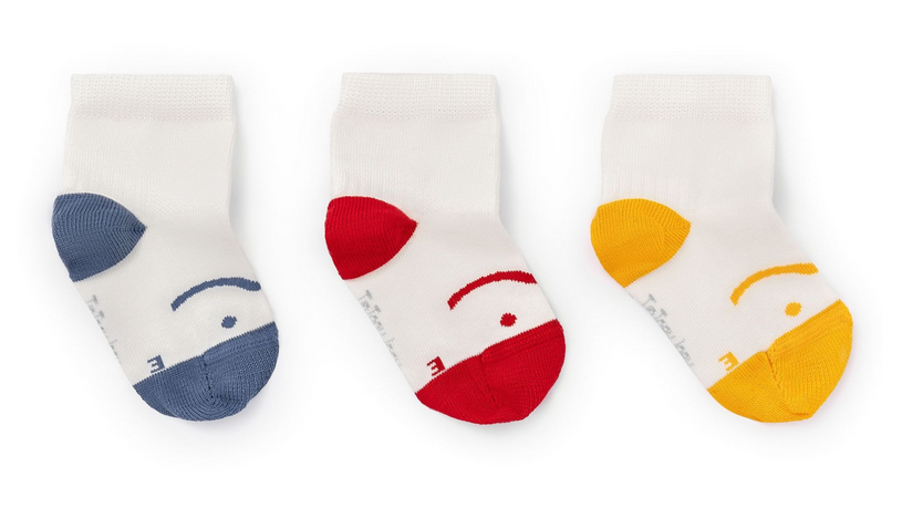 Barfotastrumpor - Tip Toey Joey - 3 pack Bärfooties