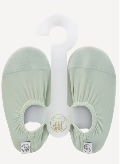 Miniaqua - Badstrumpor- Ljusgrön Bärfooties