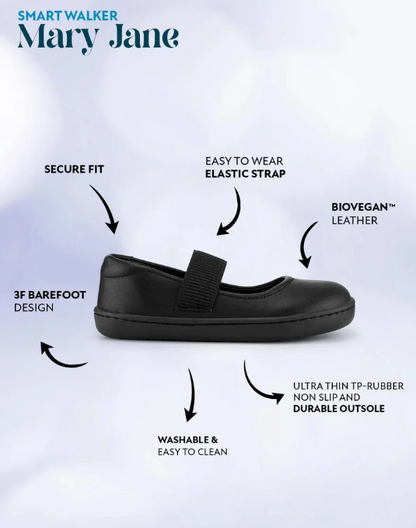 Smart Walker Mary Jane (Svart) Bärfooties