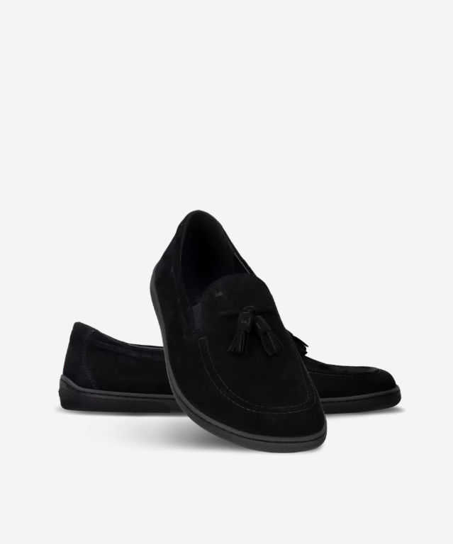 Be Lenka Moccasin - Portsiders All Black Bärfooties