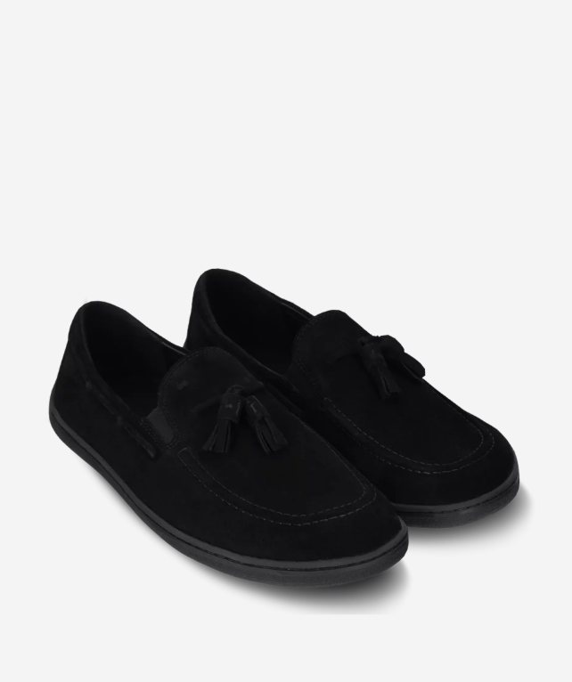 Be Lenka Moccasin - Portsiders All Black Bärfooties