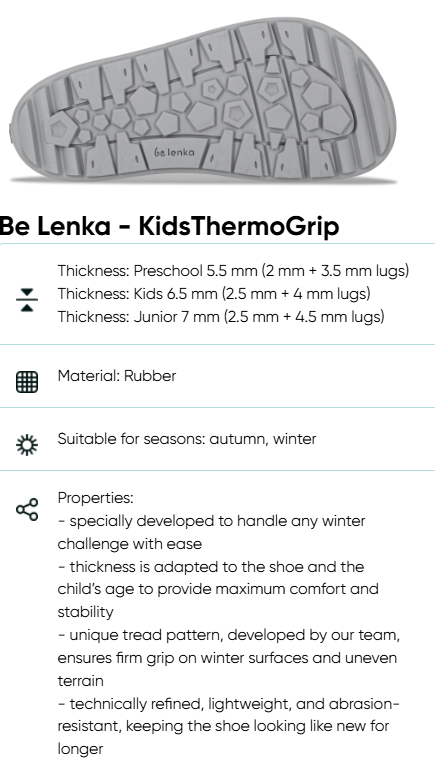 Be Lenka Zippu Junior - Black & Grey Bärfooties