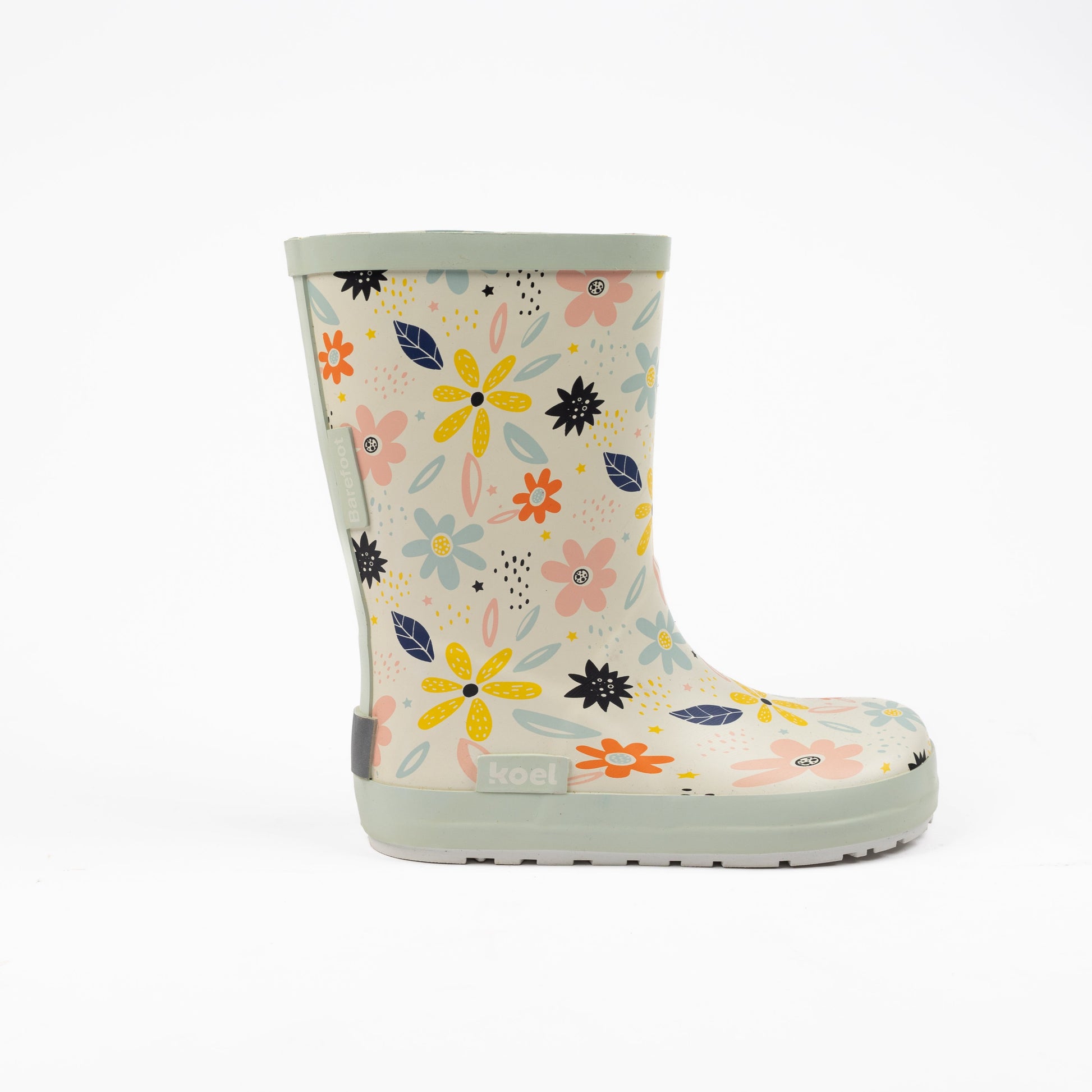 Koel Wellie Bare - White Flowers Bärfooties