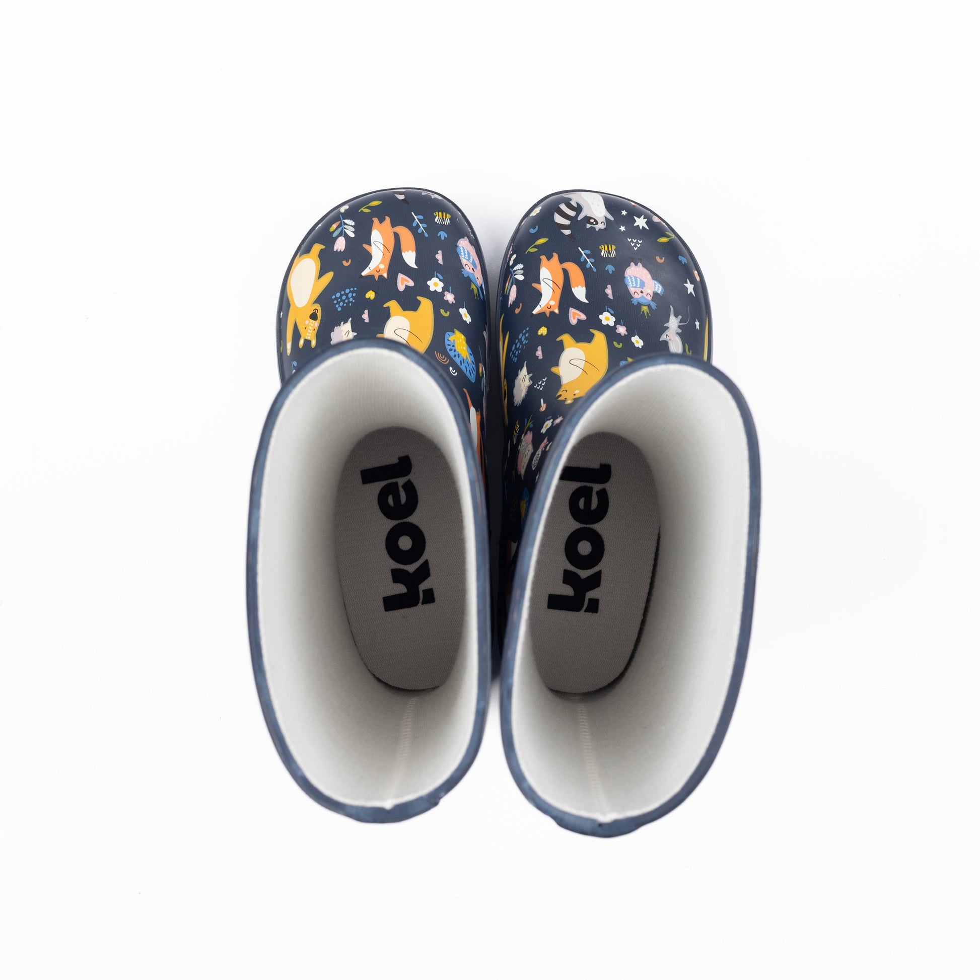 Koel Wellie Bare - Tractor Blue Bärfooties