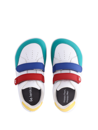 Be Lenka Energise Preschool - White & Multicolour Bärfooties