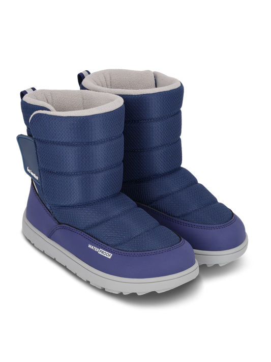 Kid's barefoot snow boots Be Lenka Ailo Kids - Dark Blue Bärfooties