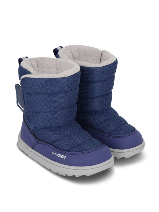 Kid's barefoot snow boots Be Lenka Ailo Preschool - Dark Blue Bärfooties