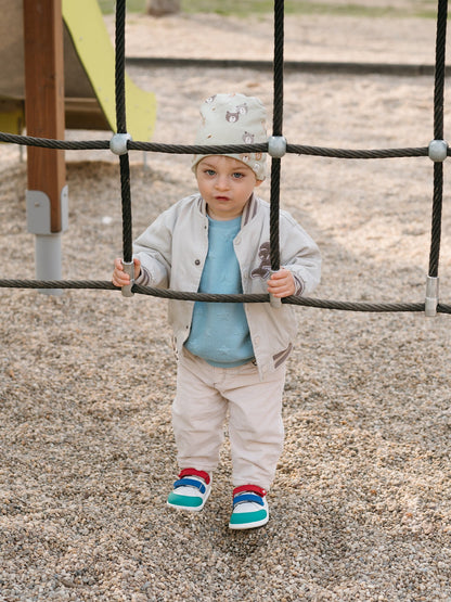 Be Lenka Energise Preschool - White & Multicolour Bärfooties