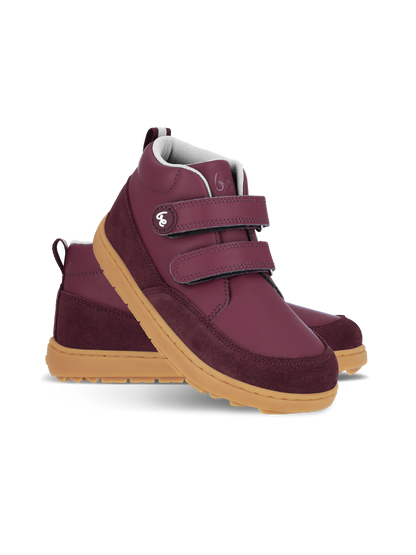 Kid's barefoot boots Be Lenka Elio Kids - Berry Bärfooties