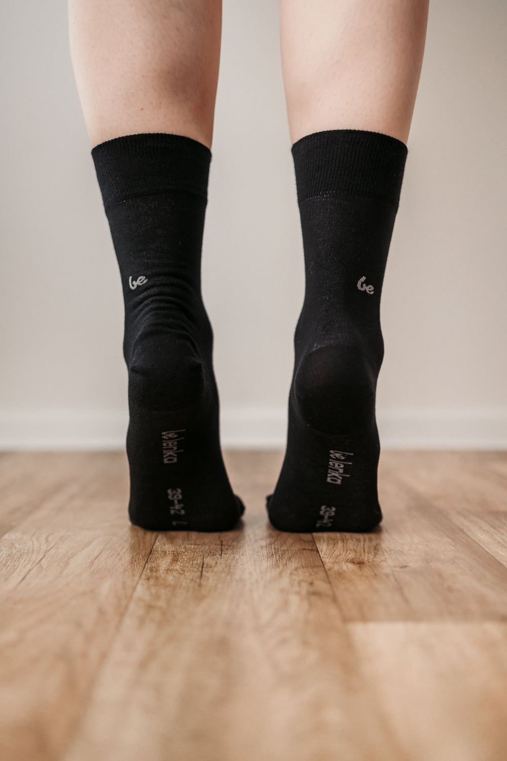 Barfotastrumpor Be Lenka - Vuxen - Crew Essentials - Svart Bärfooties