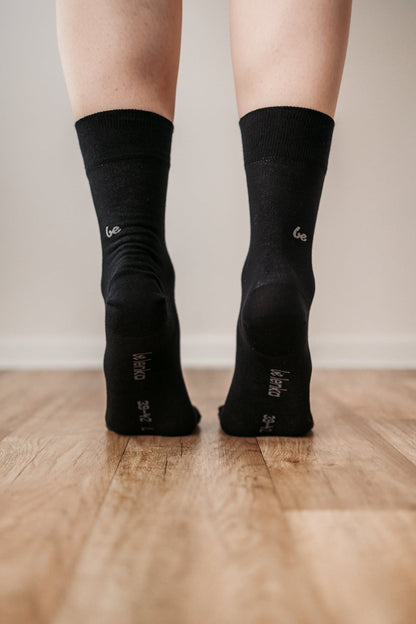 Barfotastrumpor Be Lenka - Vuxen - Crew Essentials - Svart Bärfooties