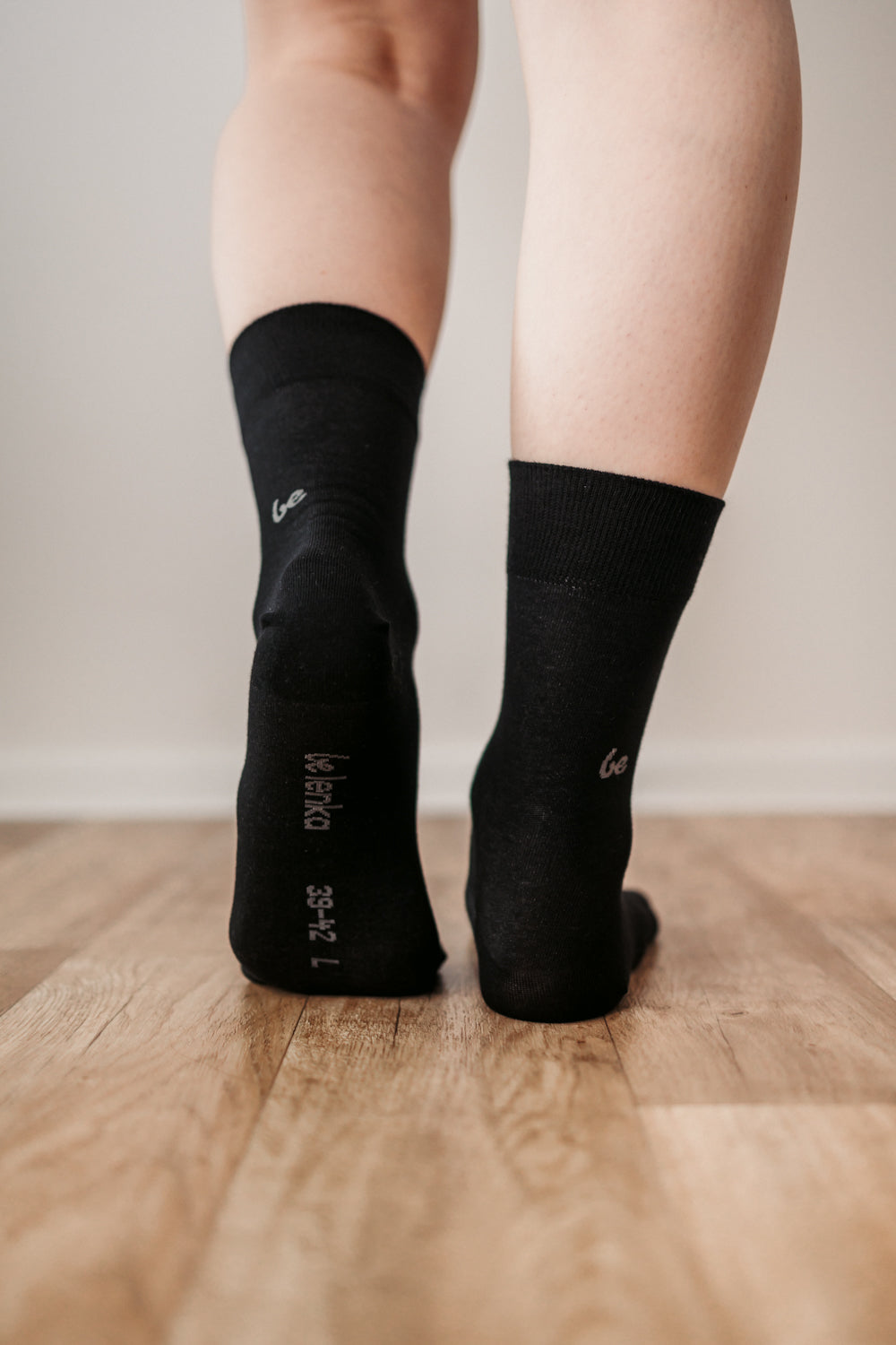 Barfotastrumpor Be Lenka - Vuxen - Crew Essentials - Svart Bärfooties